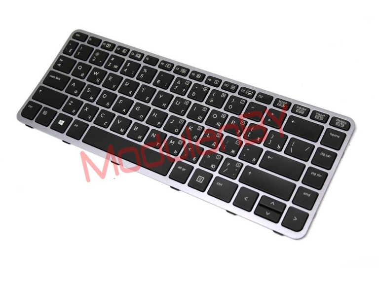Клавиатура RUS для HP EliteBook Folio 1040 G1 , 1040 G2 , Черная , с подсветкой