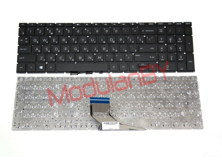 Клавиатура RU для HP 15-DA 15-dw 250 G7 Pavilion Gaming 15-ec черная