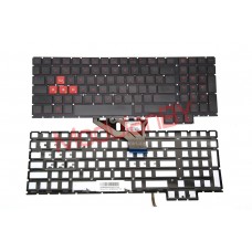 Клавиатура RUS для HP OMEN 15-CE с красной подсветкой