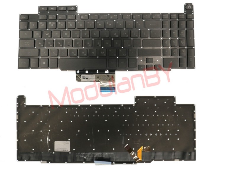 Клавиатура для Asus ROG Zephirus M GM501 Черная с RGB подсветкой