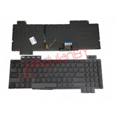 Клавиатура RUS для ASUS FX504 FX505 черная с красной подсветкой