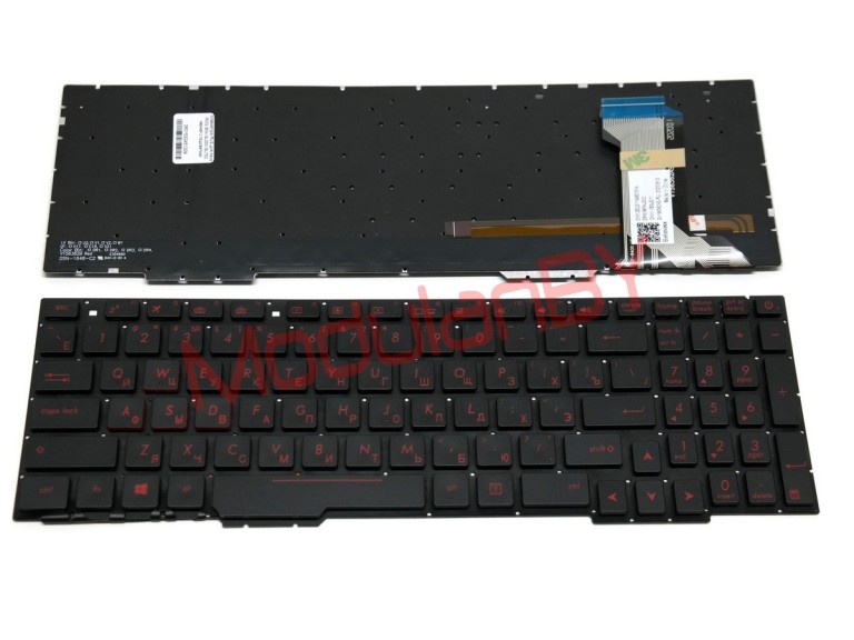 Клавиатура RUS для Asus ROG Strix GL553 GL753 черная с подсветкой