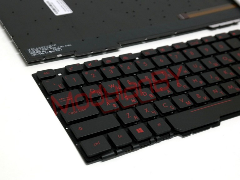 Клавиатура RUS для Asus ROG Strix GL553 GL753 черная с подсветкой