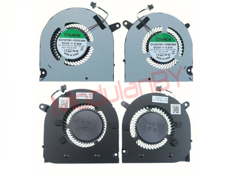 Dell G3-3590 L+R ORG комплект вентиляторов для ноутбука