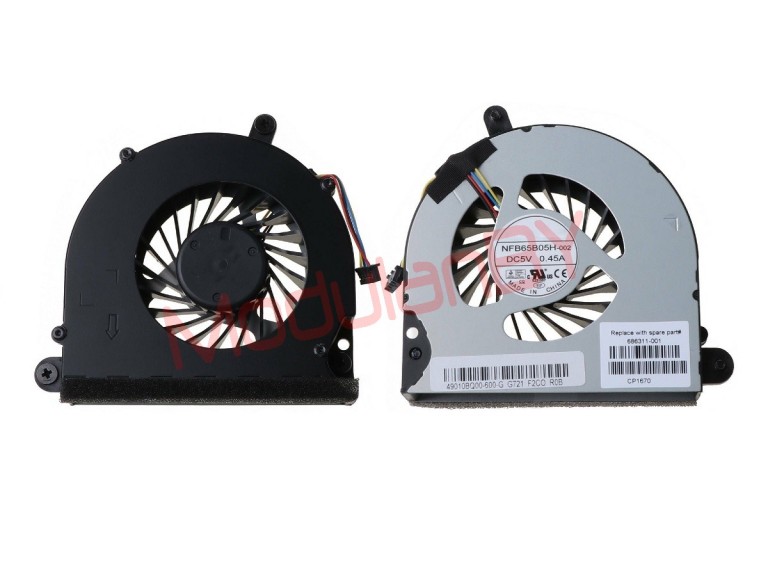 HP 6560B 6565B 6570B 8560 8560B 8560P ORG вентилятор для ноутбука