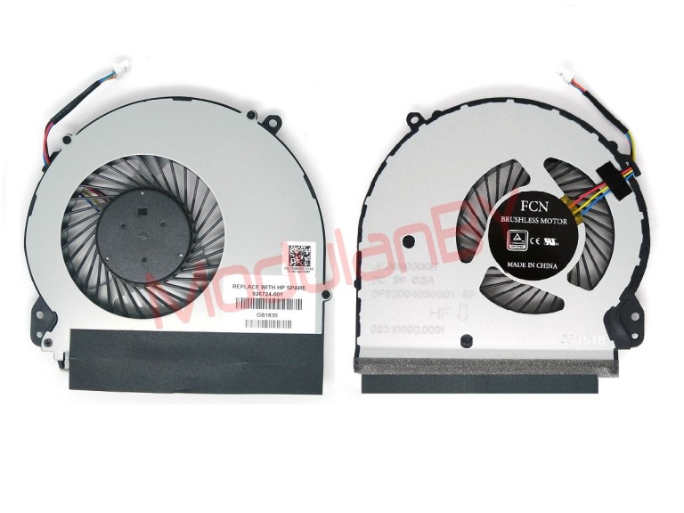HP Notebook 17-X 17-Y  17-BS  17-AK ORG вентилятор для ноутбука