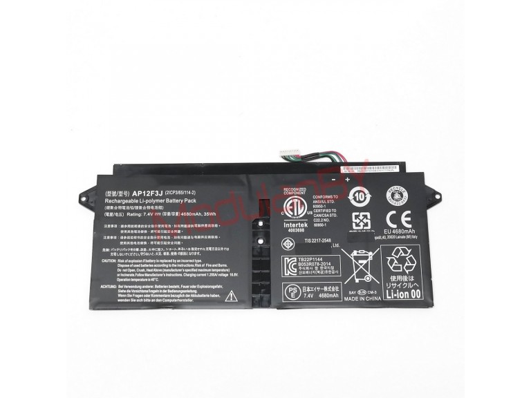 АКБ AP12F3J оригинал для Acer Aspire S7-391 7.4V 35Wh 7.4V 35Wh и других моделей ноутбуков