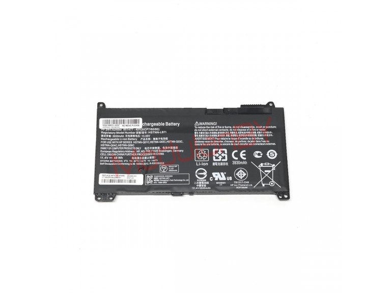 АКБ RR03XL для HP HP ProBook 430 440 450 455 470 G4 11.4V 48Wh и других моделей ноутбуков