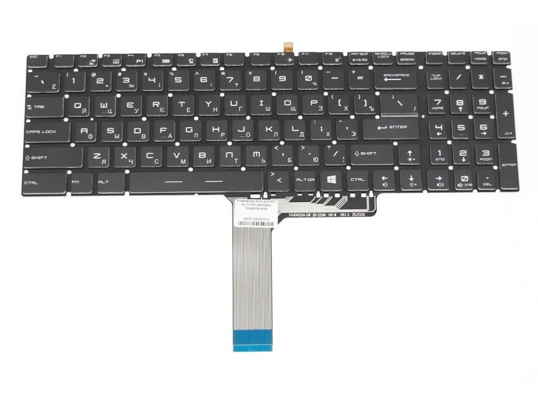 Клавиатура RU для MSI MSI GP62 GP72 GL62 подсветка