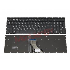 Клавиатура RU для HP 15-DA 15-dw 250 G7 Pavilion Gaming 15-ec черная с подсветкой