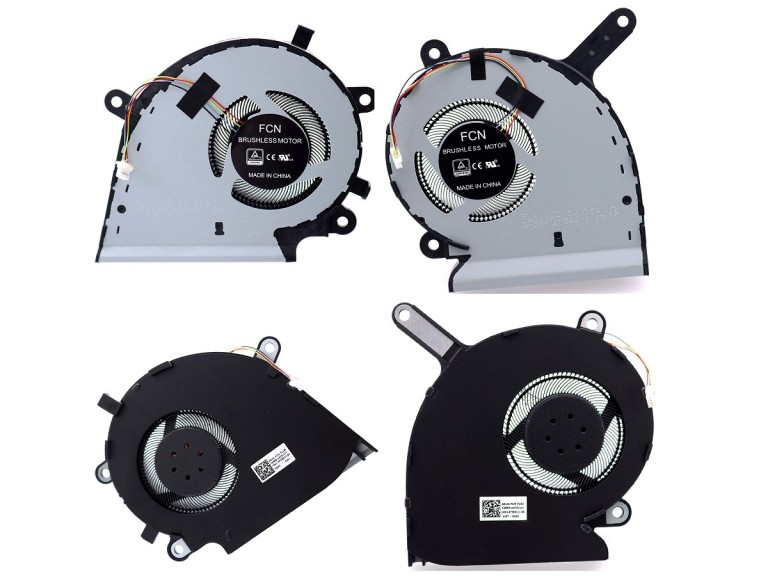 Вентиляторы CPU+GPU DFS5K12304363N FLLB DFS5K12115491M FLKJ для Asus ROG STRIX GL531GT G531GT