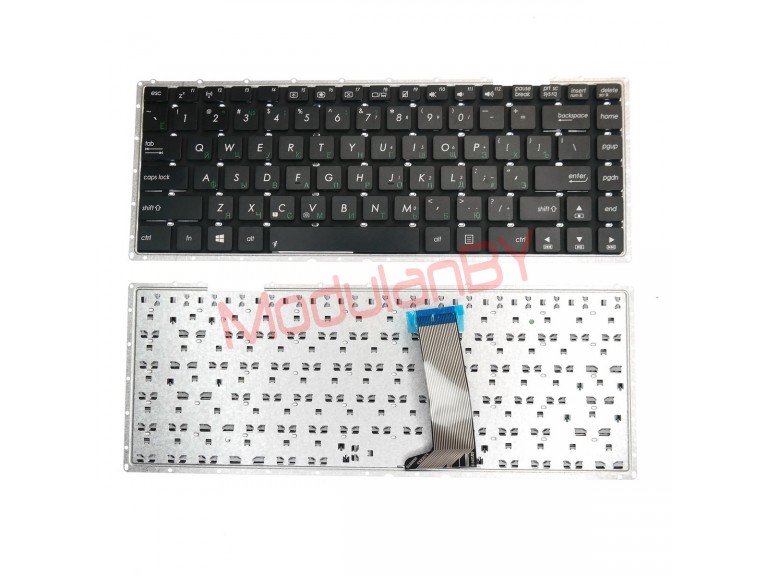 Клавиатура RUS для Asus X451 X453 K455 черная под рамку