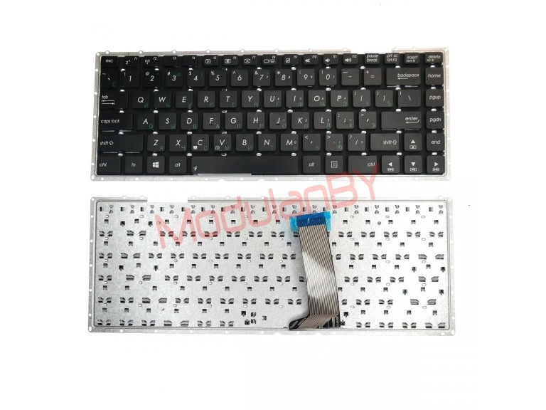 Клавиатура RUS для Asus X451 X453 K455 черная под рамку