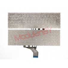 Клавиатура RU для HP 15-DA 15-dw 250 G7 Pavilion Gaming 15-ec белая