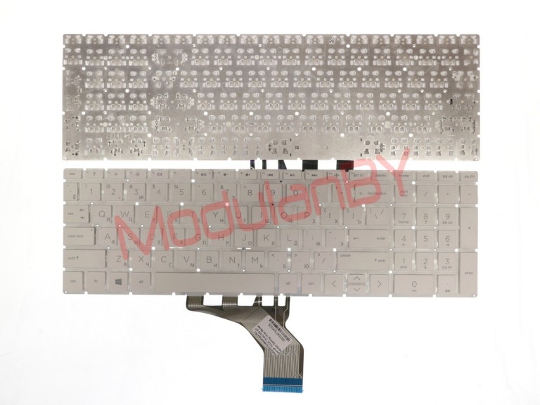 Клавиатура RU для HP 15-DA 15-dw 250 G7 Pavilion Gaming 15-ec белая