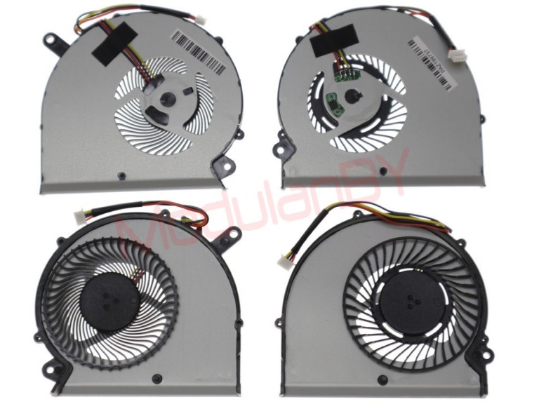 Gigabyte Aero 15 15X , Aero 14 , RP64W , RP65W CPU+GPU Комплект вентиляторов для ноутбука