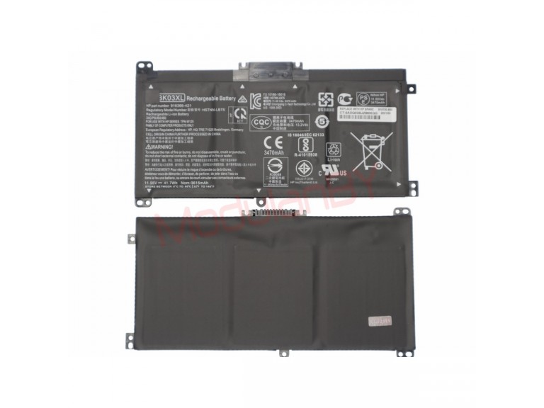 АКБ BK03XL 11,55V 41,7Wh для HP