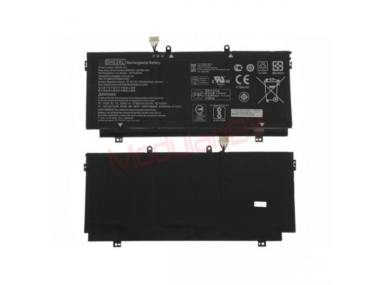 АКБ SH03XL 11,55V 57,9Wh для ноутбука HP