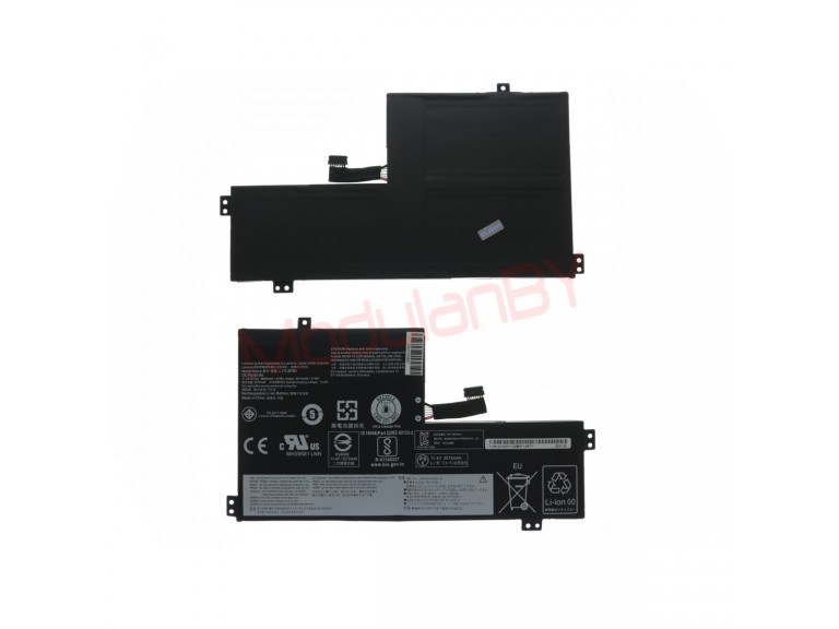 АКБ L17L3PB0 11,4V 42Wh для ноутбука Lenovo