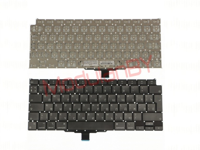 Клавиатура для Apple MacBook Air 13 A2337 черная большая клавиша ввода