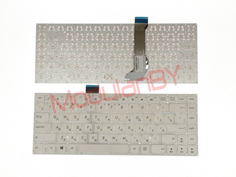 Клавиатура для Asus VivoBook E402 белая