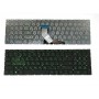 Клавиатура RU для HP 15-DA 15-dw 250 G7 Pavilion Gaming 15-ec 15-CX черная зеленые буквы подсветка