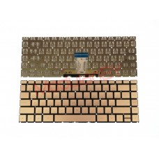 Клавиатура для HP Pavilion 14-CE золотистая оригинал (кнопка)