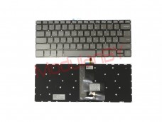 Клавиатура для Lenovo IdeaPad S340-14 серая с подсветкой без кнопки включения