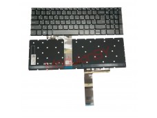 Клавиатура для Lenovo IdeaPad 3 15ALC6 5 15ARE05 серая с подсветкой без кнопки включения