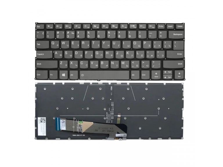 Клавиатура для Lenovo IdeaPad 530S-14 530S-15IKB черная с подсветкой