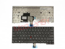Клавиатура для Lenovo ThinkPad E450 черная с трекпоинтом