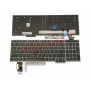 Клавиатура для Lenovo ThinkPad E580 серая рамка , с трекпоинтом