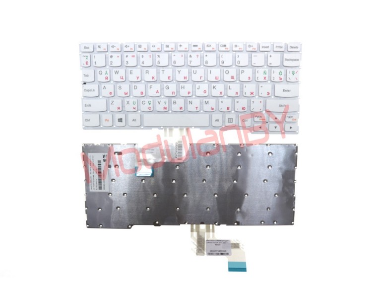 Клавиатура для Lenovo YOGA 311 300-11 белая