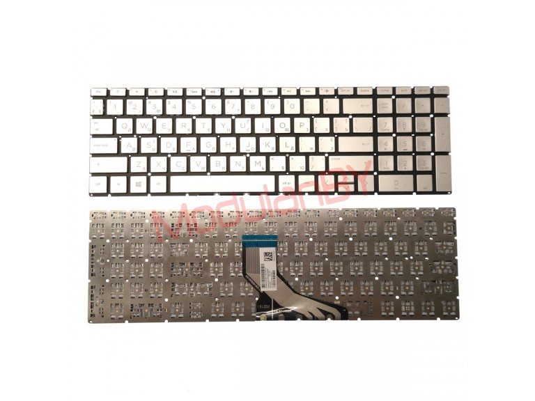 Клавиатура RU для HP 15-DA 15-dw 250 G7 Pavilion Gaming 15-ec серебристая