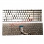 Клавиатура RU для HP 15-DA 15-dw 250 G7 Pavilion Gaming 15-ec серебристая
