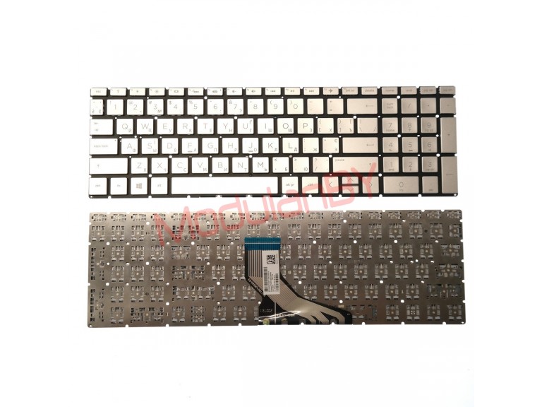 Клавиатура RU для HP 15-DA 15-dw 250 G7 Pavilion Gaming 15-ec серебристая