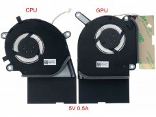 Вентиляторы CPU+GPU DFS5K12304363N FMMM DFS5K12115491L FMMR для Asus ROG STRIX G531GU G531GV