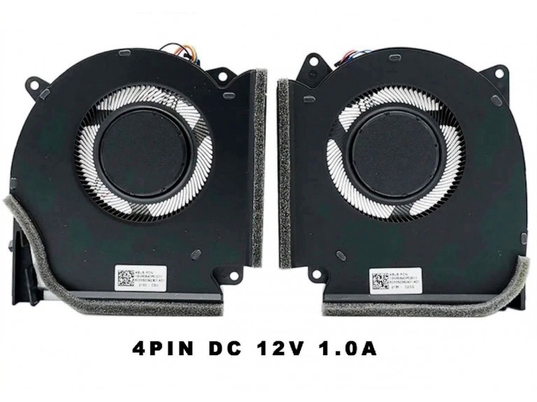 Вентиляторы CPU+GPU DC12V ASUS ROG G733 G713 G513 G533