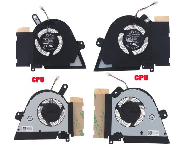 Вентиляторы CPU+GPU DC12V ASUS TUF Gaming Dash F15 FX516