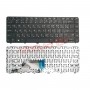 Клавиатура для HP Probook 440G3 430G3 640G3 черная, в рамке, без трэкпоинта, без подсветки