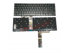 Клавиатура для Lenovo AIR 15 2021 S550-15 ideapad 5-15 15 серая, без рамки, без трэкпоинта, с подс