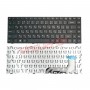 Клавиатура для Lenovo IdeaPad 100-14IBY черная, в рамке, без трэкпоинта, без подсветки