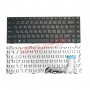 Клавиатура для Lenovo IdeaPad 100-14IBY черная, в рамке, без трэкпоинта, без подсветки