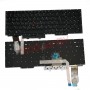 Клавиатура для Lenovo ThinkPad E15 черная, с трэкпоинтом, с подсветкой