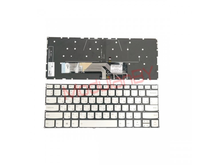 Клавиатура для  Lenovo YOGA 530-14 золотистая, без рамки, без трэкпоинта, с подсветкой