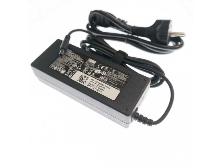 Блок питания для ноутбука Dell 19.5V 4.62A 4.5x3.0 90W под оригинал силовой кабель в комплекте