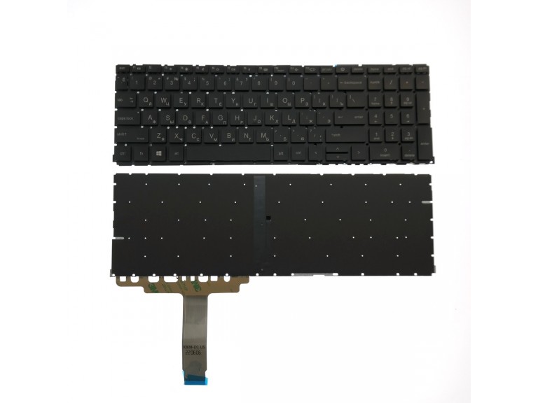 Клавиатура для HP ProBook 450 G8 черная с подсветкой