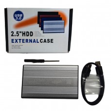 Внешний бокс для диска 2,5 HDD USB3.0 cases aluminium серебристый