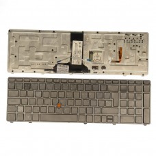 Клавиатура для hp elitebook 8670 8770 black с подсветкой с трекпоинтом \ либо без