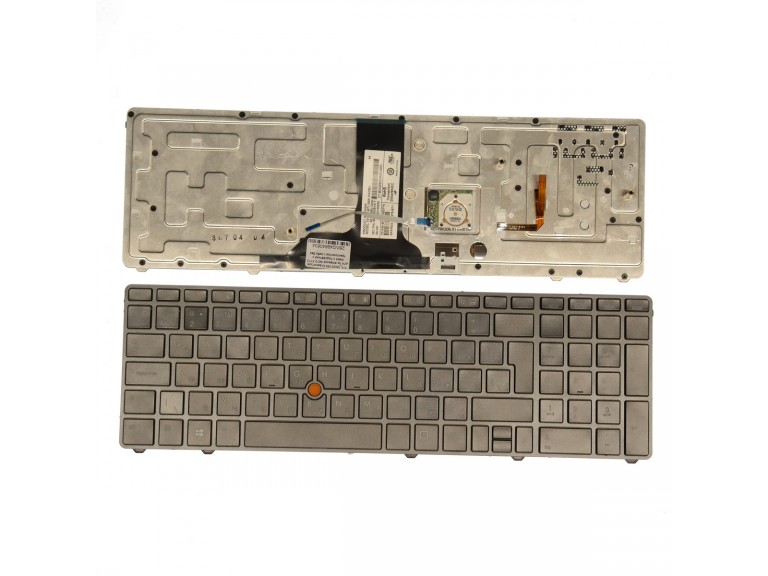 Клавиатура для hp elitebook 8670 8770 black с подсветкой с трекпоинтом \ либо без